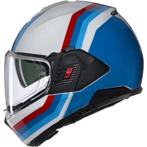 Casco integral NOLAN N120-1 Lineo Blanco / Azul / Rojo - Imagen 3