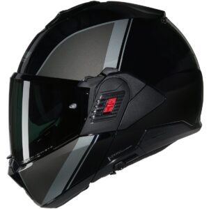 NOLAN N120-1 Verniciatura Speciale Black / Grey / Silver Full-Face Helmet - Image 2