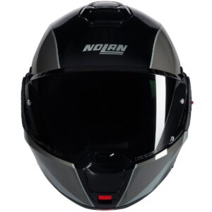 NOLAN N120-1 Verniciatura Speciale Black / Grey / Silver Full-Face Helmet - Image 3