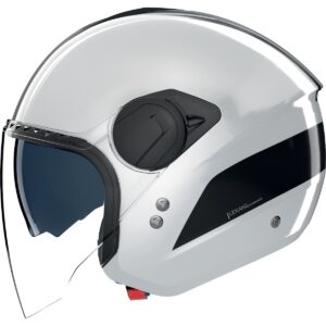 Casco integral NOLAN N20-2 Visor Dolce Vita Blanco / Negro Metalizado - Imagen 2