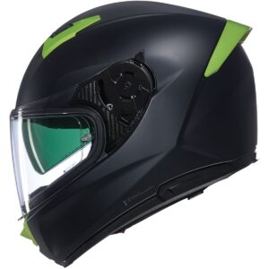 Casco integral NOLAN N60-6 Classico Nobile Negro / Impulso Verde - Imagen 2