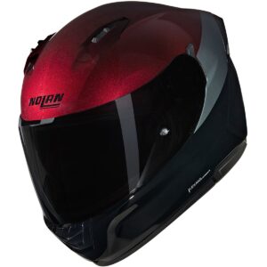 Casco integral NOLAN N60-6 Verniciatura Speciale Negro / Visceral Rojo / Gris - Imagen 1