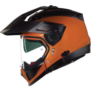 Casco integral NOLAN N70-2 X Classico Nobile Ocre / Negro - Imagen 2