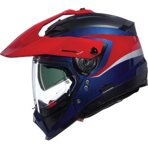 NOLAN N70-2 X Convinto Blue / Red / White Full-Face Helmet - Image 2