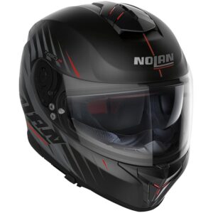 Casco integral NOLAN N80-8 Kosmos N-Com Flat Negro / Gris - Imagen 3