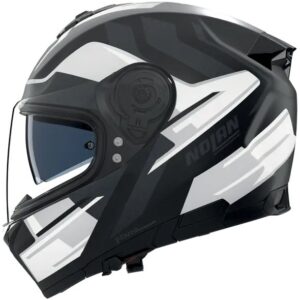 Casco integral NOLAN N80-8 Trittico Negro / Blanco / Antracita Mate - Imagen 2