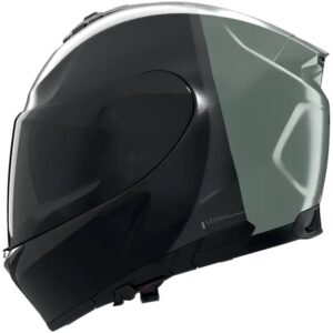 NOLAN N80-8 Verniciatura Speciale Black / Green Grey Full-Face Helmet - Image 2