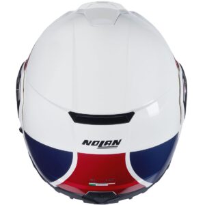 Casco integral NOLAN N90-3 Roboto Blanco / Rojo / Azul - Imagen 3
