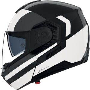 Casco integral NOLAN N90-3 Roboto Negro / Plata / Blanco - Imagen 2