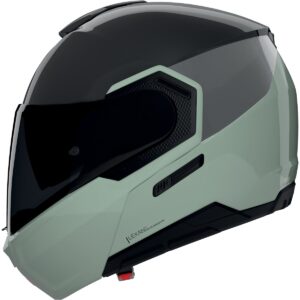 NOLAN N90-3 Verniciatura Speciale Black / Green Grey Full-Face Helmet - Image 2