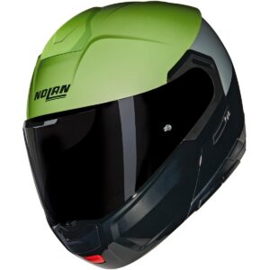 NOLAN N90-3 Verniciatura Speciale Impulso Green / Black Full-Face Helmet - Image 1