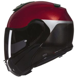 NOLAN X-1005 Ultra Carbon Verniciatura Speciale Carbon / Visceral Red Full-Face Helmet - Image 2