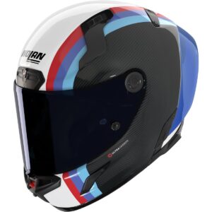 Casco integral NOLAN X-804 RS Ultra Carbon Gemini Carbono / Blanco / Azul / Rojo - Imagen 1