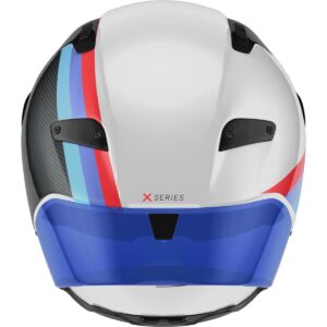Casco integral NOLAN X-804 RS Ultra Carbon Gemini Carbono / Blanco / Azul / Rojo - Imagen 3