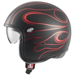 Casco integral PREMIER Vintage Fr Rojo Chromed Bm - Imagen 2