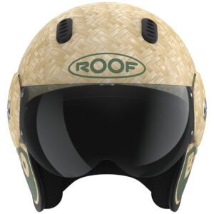 ROOF Bamboo Pure Bamboo Matt Kaki Full-Face Helmet - Image 2