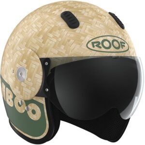 ROOF Bamboo Pure Bamboo Matt Kaki Full-Face Helmet - Image 1