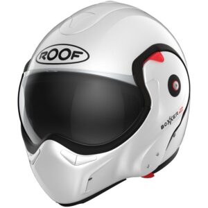 ROOF Boxxer 2 Pearl White Full-Face Helmet - Image 1