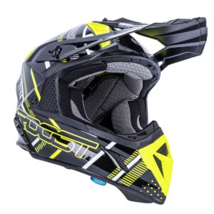 Casco de motocross ROOST X-Ruby Oxide MIPS Negro Flúor - Imagen 4