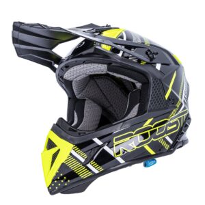 Casco de motocross ROOST X-Ruby Oxide MIPS Negro Flúor - Imagen 2