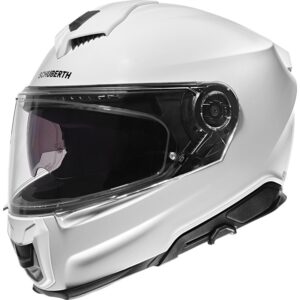SCHUBERTH S3 Glossy White Full-Face Helmet - Image 1