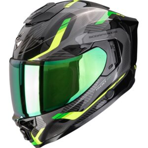 Casco integral SCORPION Exo-1500 Air Sleek Negro / Verde - Imagen 1