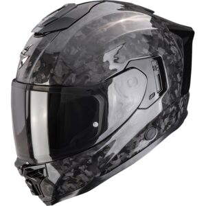 SCORPION Exo-1500 Carbon Air Onyx Black Full-Face Helmet - Image 1