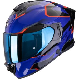 Casco integral SCORPION Exo-530 Air Clip Azul / Negro / Rojo - Imagen 1