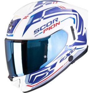 Casco integral SCORPION Exo-530 Air Slope Blanco / Azul / Rojo - Imagen 1
