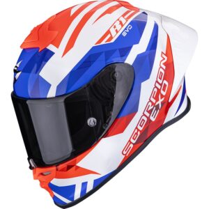 Casco integral SCORPION Exo-R1 Evo II Air Valere Blanco / Rojo / Azul - Imagen 1