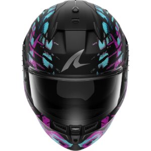 SHARK D-Skwal 3 Reptaia Black / Teal Full-Face Helmet - Image 3