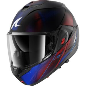 Casco integral SHARK Oxo Speed-Tech Negro / Azul / Rojo - Imagen 2