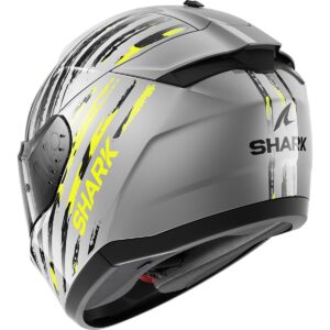 SHARK Ridill 2 Assya Silver / Anthracite / Yellow Full-Face Helmet - Image 2