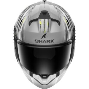 SHARK Ridill 2 Assya Silver / Anthracite / Yellow Full-Face Helmet - Image 3
