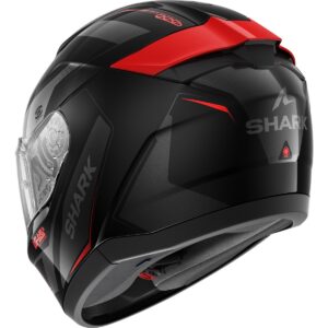 Casco integral SHARK Ridill 2 Mekarium Negro / Antracita / Rojo - Imagen 2