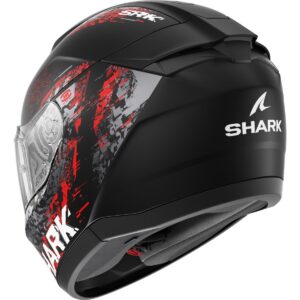 SHARK Ridill 2 Speed-Vib Black / Anthracite / Red Full-Face Helmet - Image 2