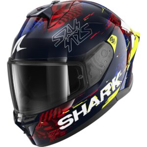 Casco integral SHARK Skwal Cup Speed-Vib Azul / Rojo / Amarillo - Imagen 1