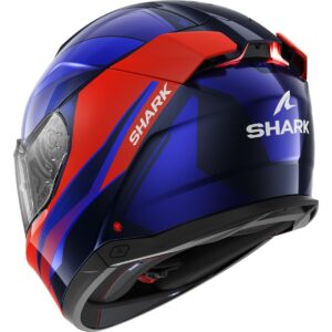 Casco integral SHARK Skwal i3 Mekarium Azul / Naranja - Imagen 2