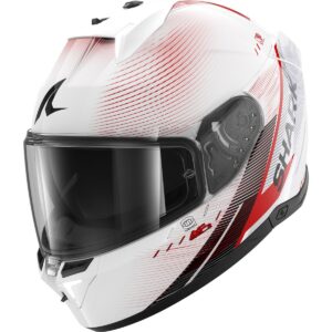 Casco integral SHARK Skwal i3 Speed-Tech Blanco / Rojo / Negro - Imagen 1