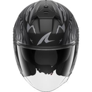 Casco jet SHARK Skwal Jet Cup Speed-Fancy Negro / Antracita / Plata - Imagen 3