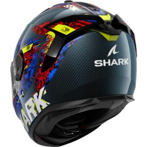 Casco integral SHARK Spartan GT Pro Carbon Speed-Vib Carbono / Azul / Rojo - Imagen 2