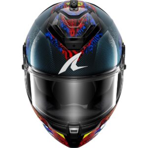 Casco integral SHARK Spartan GT Pro Carbon Speed-Vib Carbono / Azul / Rojo - Imagen 3