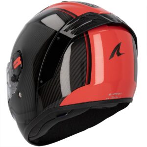 SHARK Spartan RS Carbon 1.3 SE Carbon / Red / Carbon Full-Face Helmet - Image 3