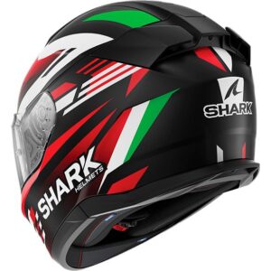 SHARK D-Skwal 3 Firstlap Matt Black / Red / Green Full-Face Helmet - Image 2
