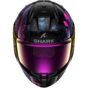 Casco integral SHARK D-Skwal 3 Mayfer Negro / Violeta / Glitter - Imagen 2