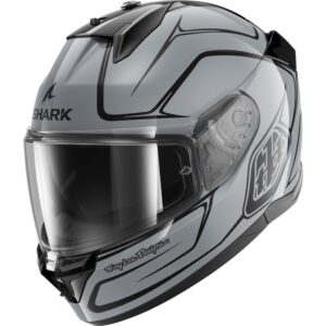 SHARK D-Skwal 3 TLD Drone Silver / Black / Silver Full-Face Helmet - Image 1
