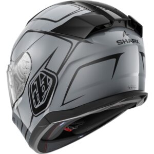 SHARK D-Skwal 3 TLD Drone Silver / Black / Silver Full-Face Helmet - Image 3
