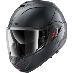 Casco integral SHARK Oxo Blank Gun Metal - Imagen 2