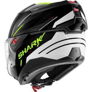 SHARK Oxo Rydger Black / White / Yellow Full-Face Helmet - Image 3