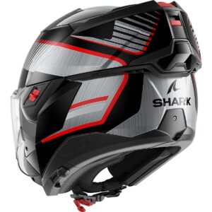 Casco integral SHARK Oxo Sikter Negro / Chrom / Plata - Imagen 3